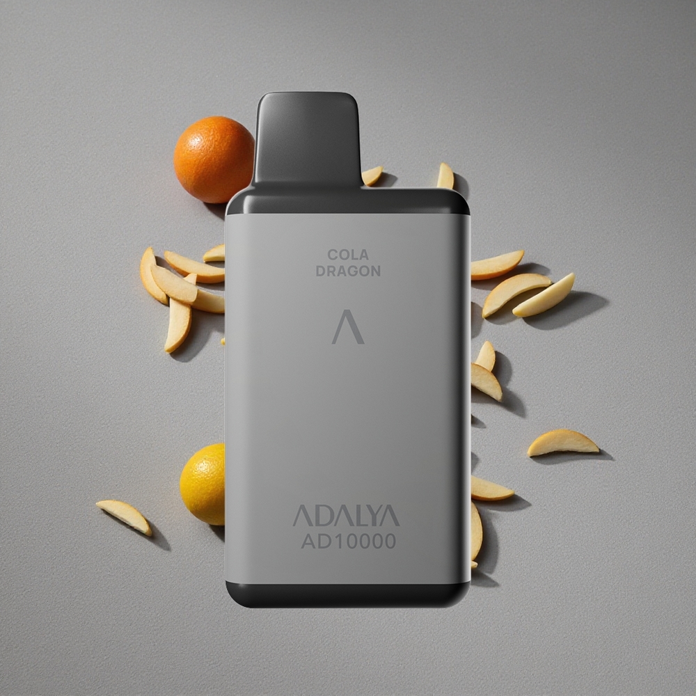 Adalya AD 10000 Caladas Desechable Vape Gris Espacial con 14 ml de Líquido