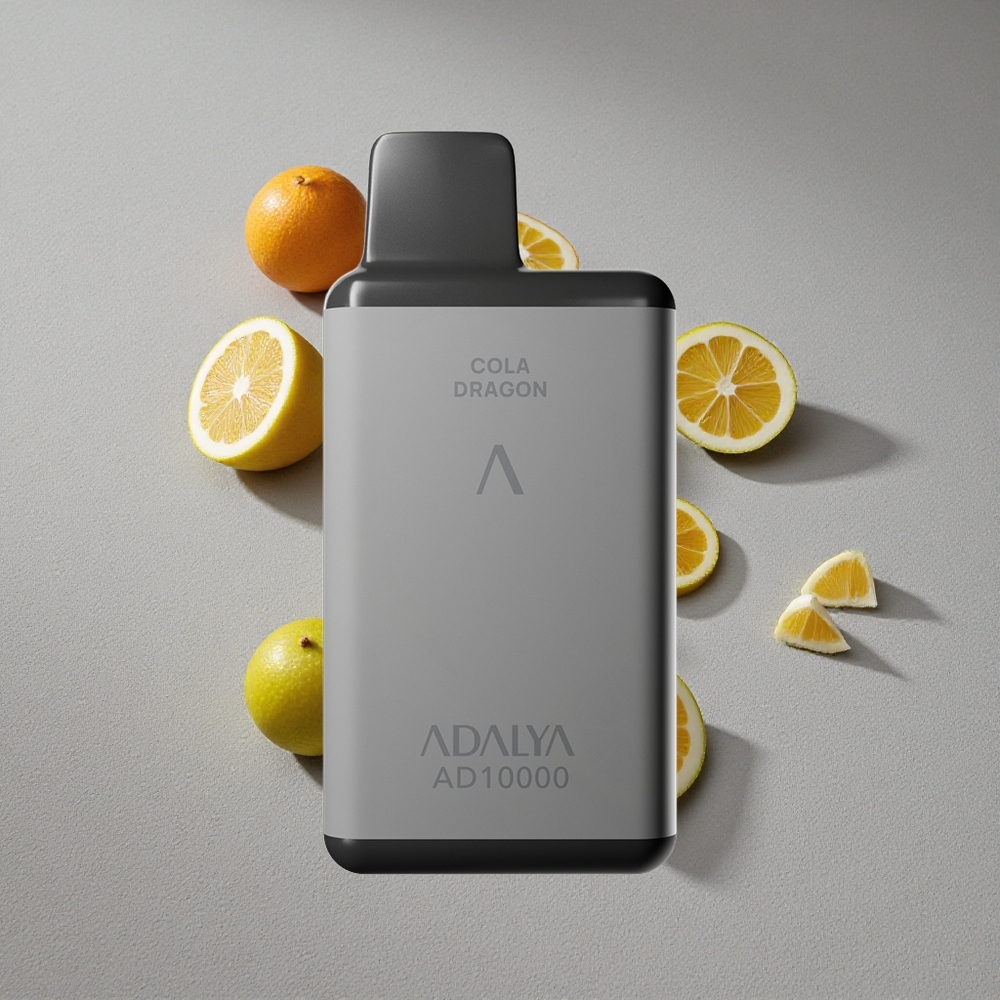 Adalya AD 10000 Caladas Vape Desechable Gris Espacial con Batería Recargable USB-C