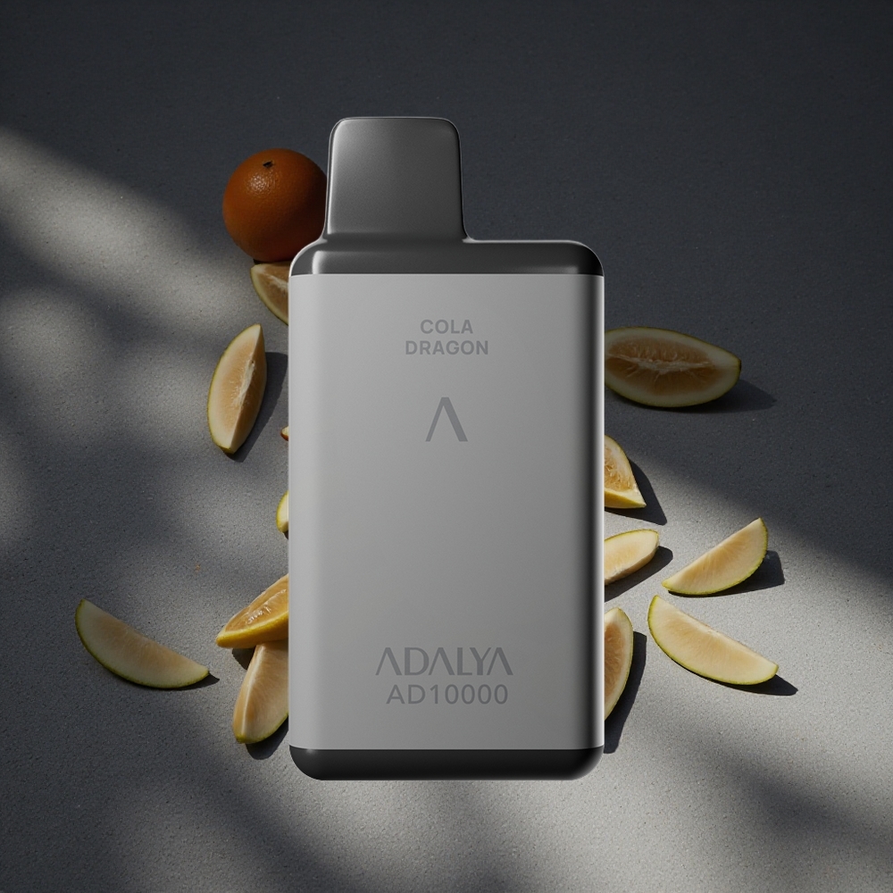 Adalya AD 10000 Caladas Vape Desechable Noche de Berlín Gris Espacial con Batería Recargable