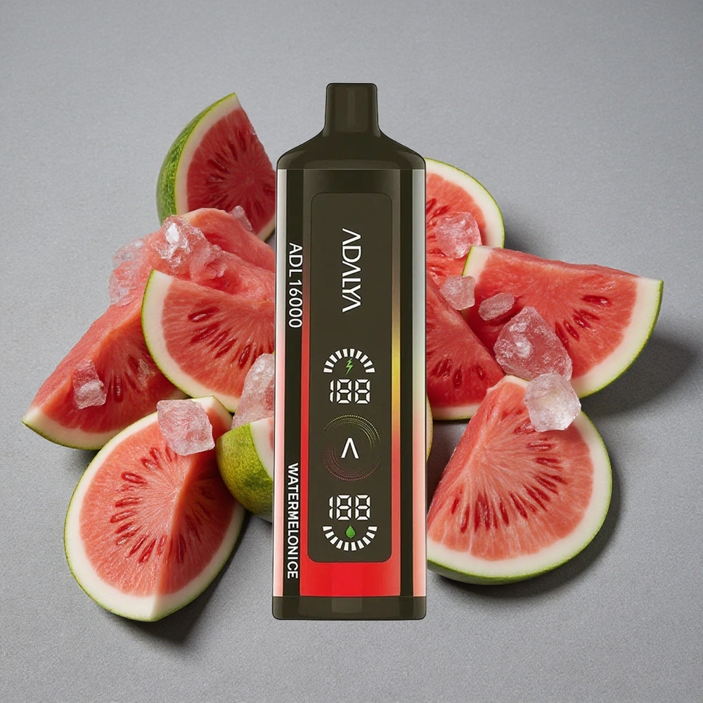 Adalya ADL 16000 PRO Caladas Vape Desechable con Pantalla Digital y Sabor Sandía Helada