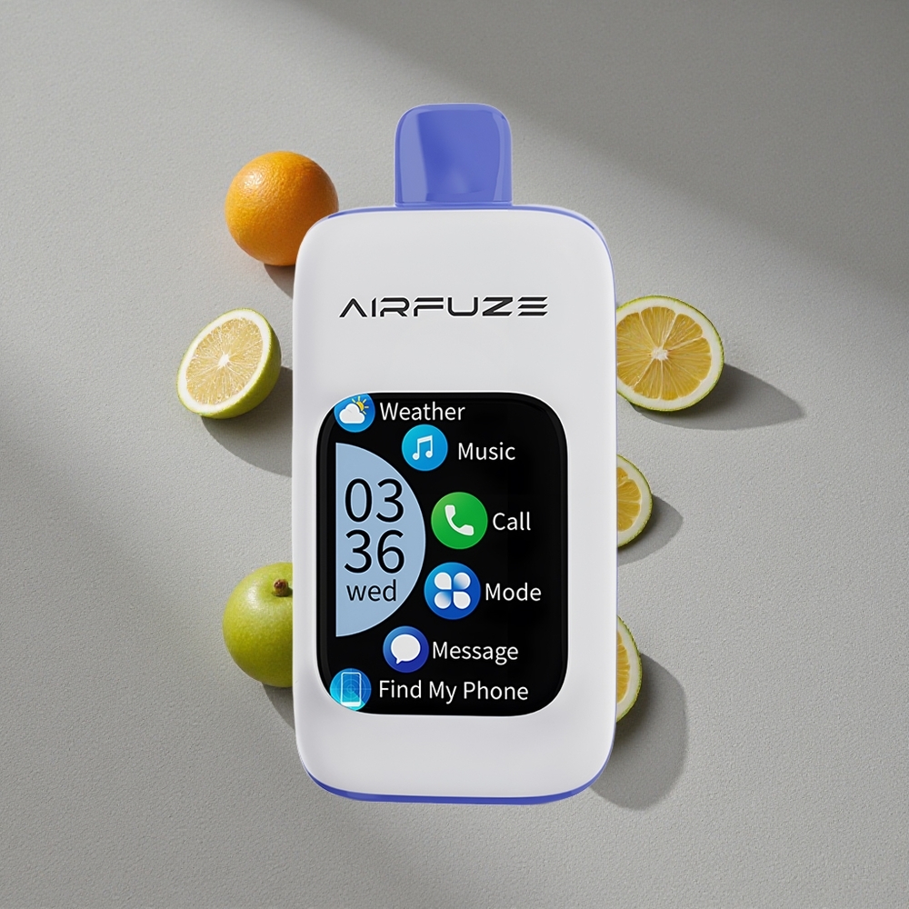AirFuze Smart 30000 Caladas Disposable Pod Miami Menta con Pantalla Táctil 2.01" y 5% Nicotina