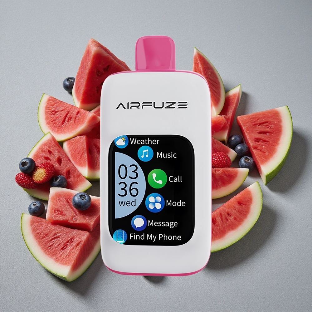 AirFuze Smart 30000 Caladas Disposable Pod con Pantalla Táctil 2.01" y Sabor Arándano Sandía