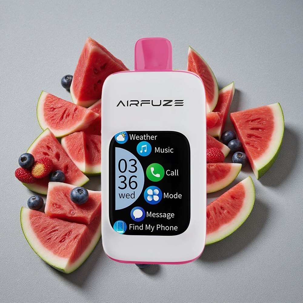 AirFuze Smart Pro 40000 Caladas con Batería Recargable y 20ML de E-líquido - Arándano Sandía