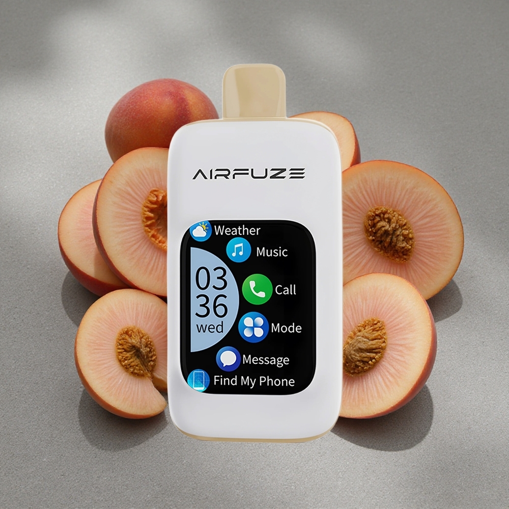Airfuze Smart Pro 40000 Caladas y 20ML E-Líquido Melocotón Jugoso