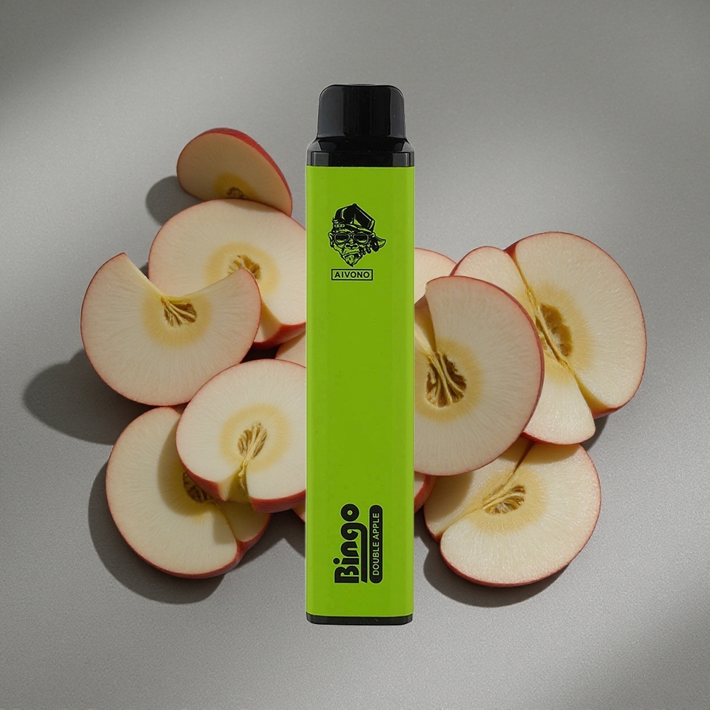 Aivono AIM BINGO 4000 Caladas Doble Manzana con Batería Recargable de 1000mAh