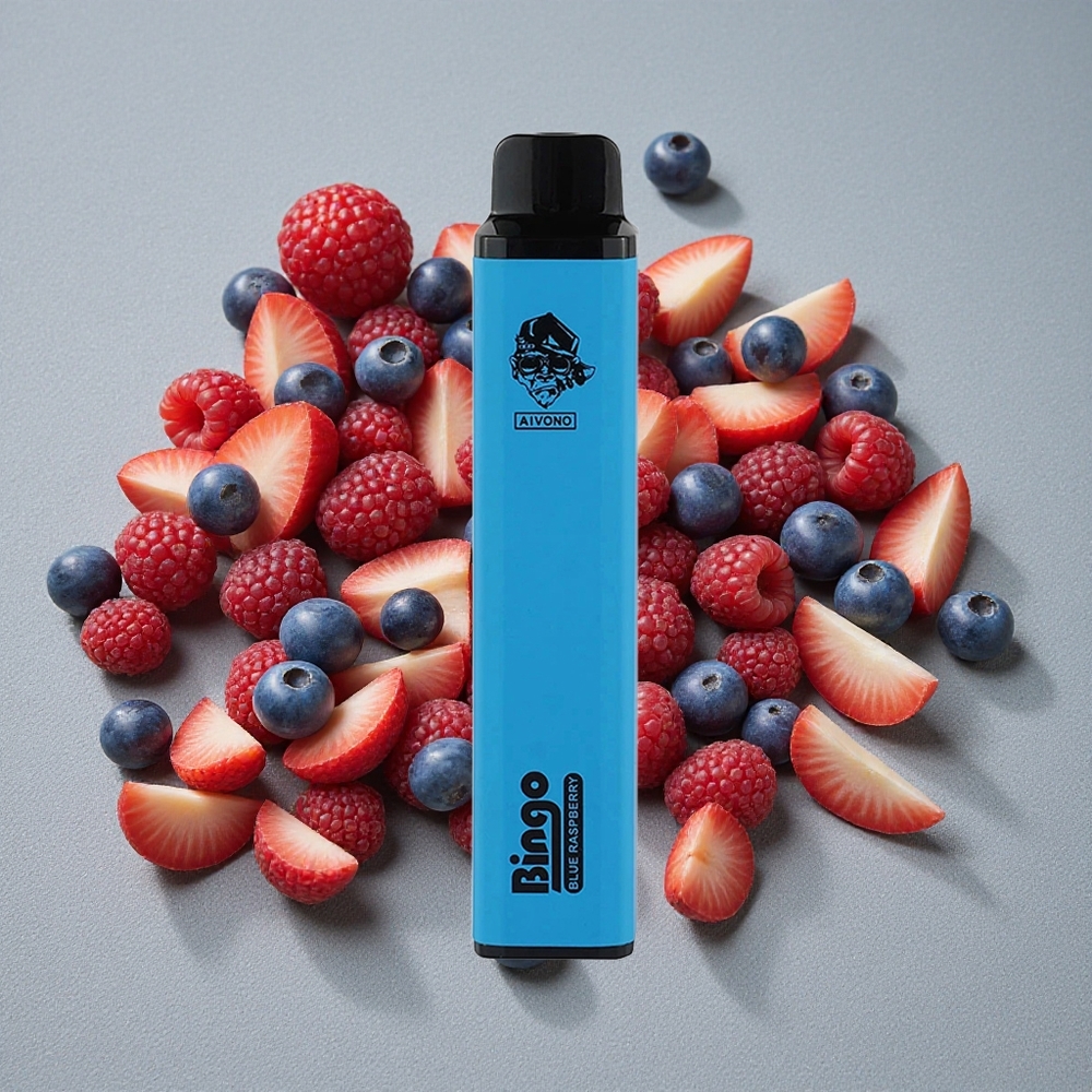 Aivono AIM BINGO 4000 Caladas Vape Desechable Frambuesa Azul con 10 mL de Líquido y 1000mAh de Batería