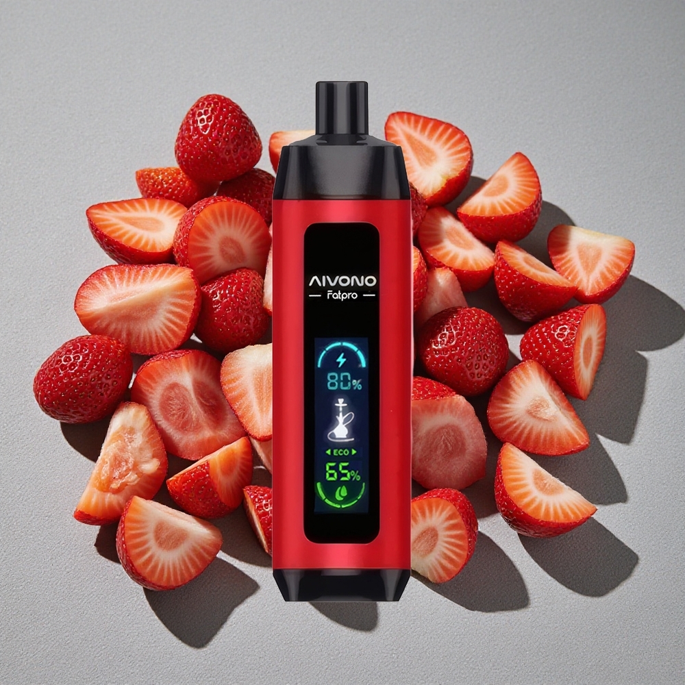 Aivono AIM FATPRO 22000 Caladas con 28ml de E-líquido y Sabor Fresa Punch