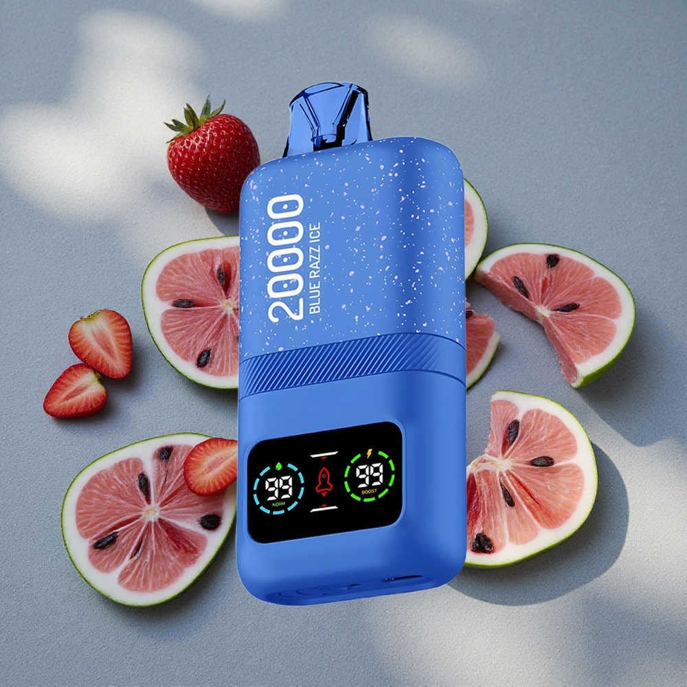 Aivono AIM MAGIC 20000 Caladas con 26ml de E-líquido y Sabor Blue Razz Ice (Hielo de Arándano Azul)
