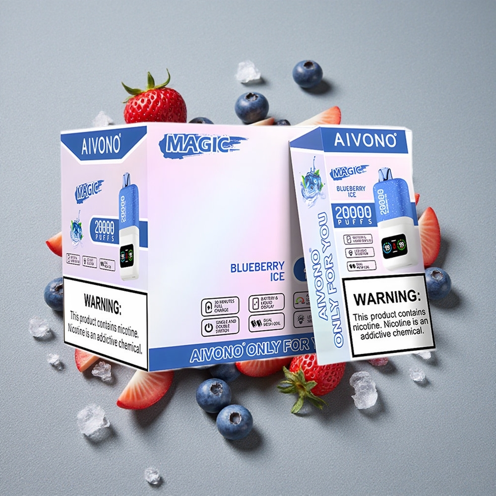 Aivono AIM MAGIC 20000 Caladas con 5% Nicotina y Sabor Helado de Arándano Azul