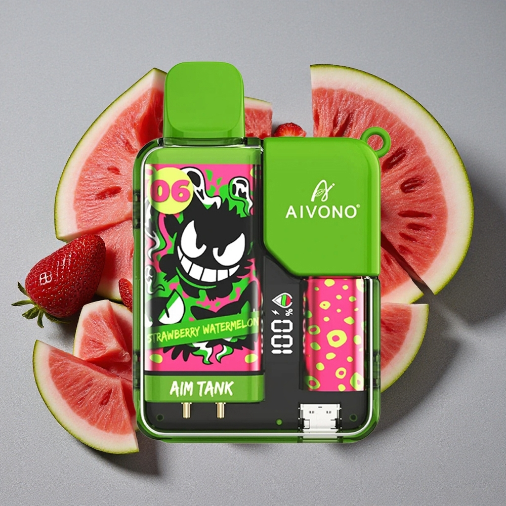 Aivono AIM-TANK 9500 Caladas con 18ml de Líquido y Sabor Fresa Sandía