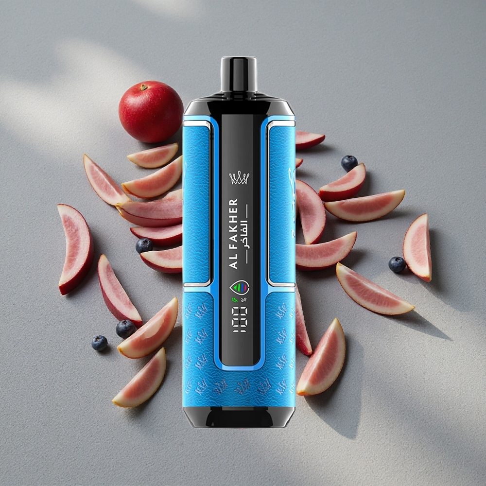 Al Fakher Crown Bar 15K Hypermax Desechable con 22ml de E-Líquido y Chicle de Arándano