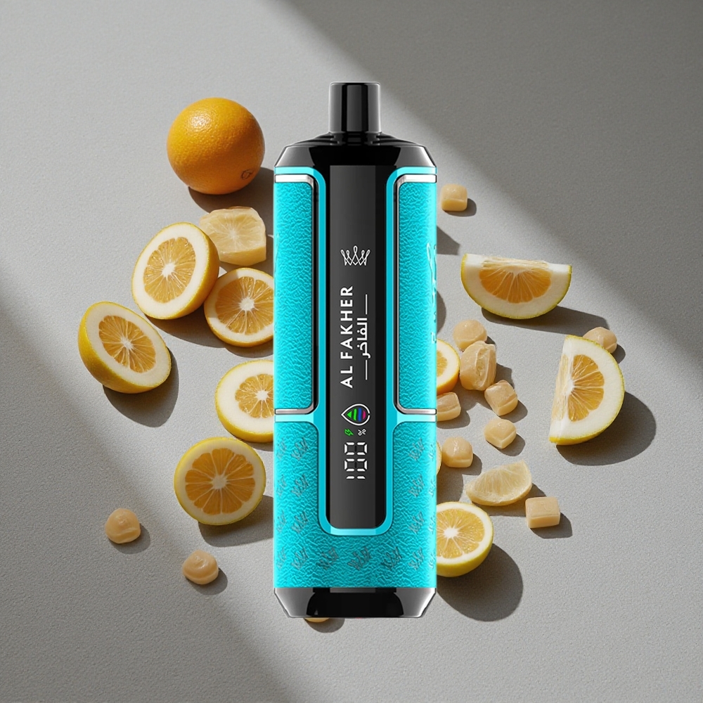 Al Fakher Crown Bar 15K Hypermax Desechable con 22ml de E-Líquido y Sabor Menta Chicle