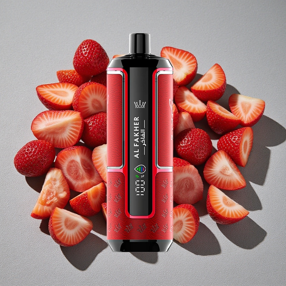 Al Fakher Crown Bar 15K Hypermax Desechable con 22ml y 15.000 Caladas - Fresa Punch