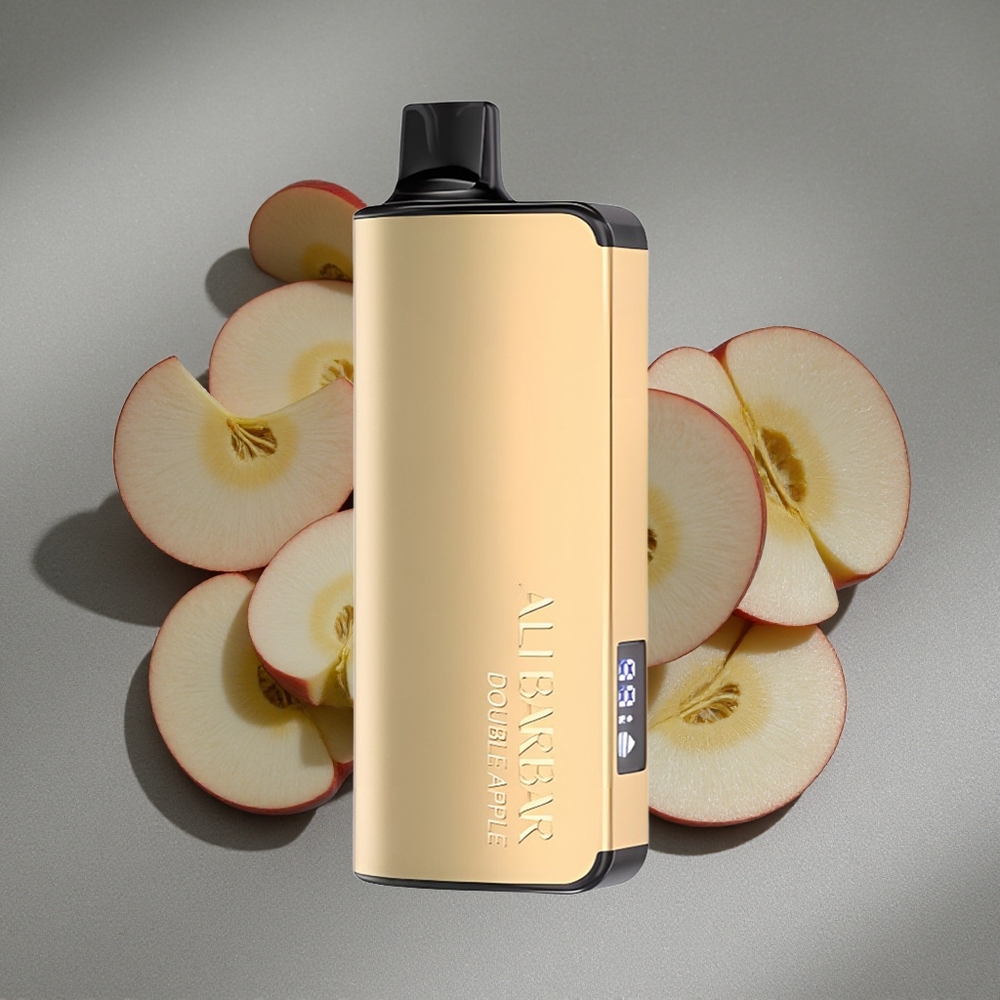 Alibarbar Ingot 9000 Caladas Doble Manzana con 22ml de E-líquido y 2350mah de Batería
