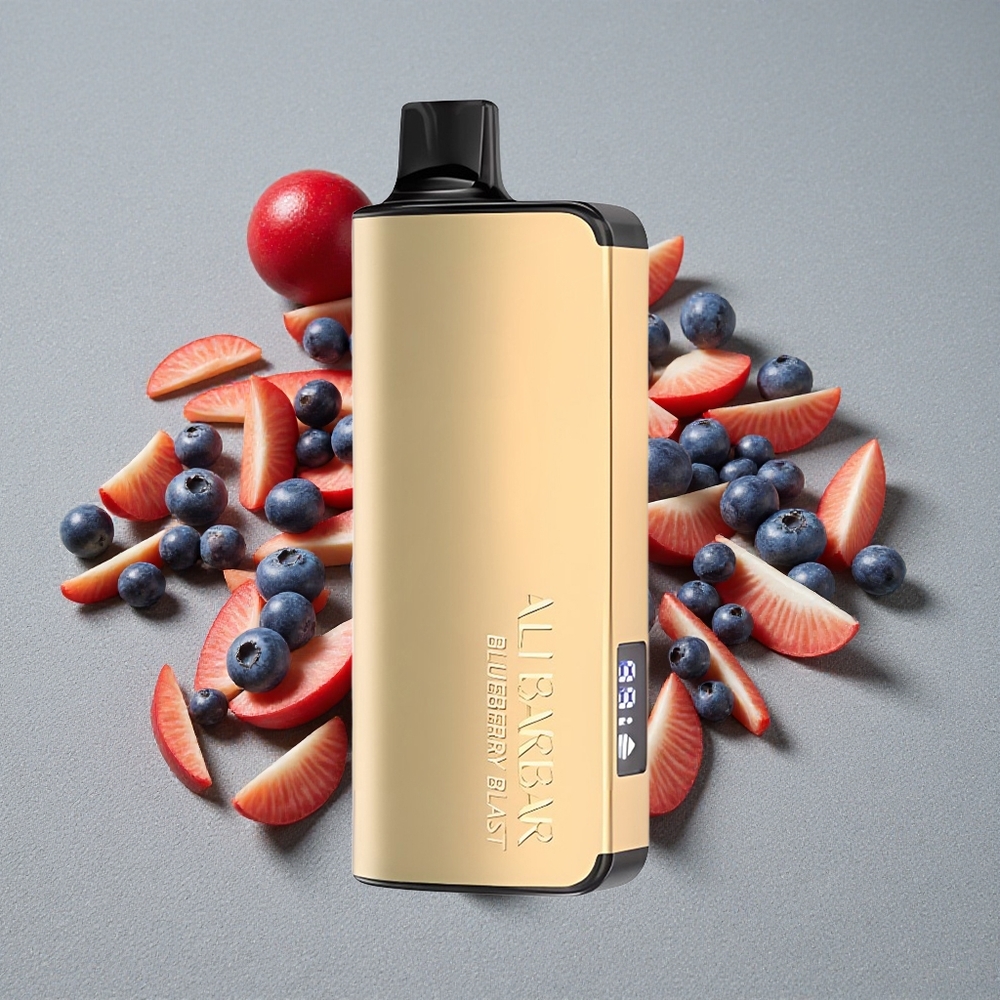 Alibarbar Ingot 9000 Caladas Vape Desechable 22ml Arándano Azul