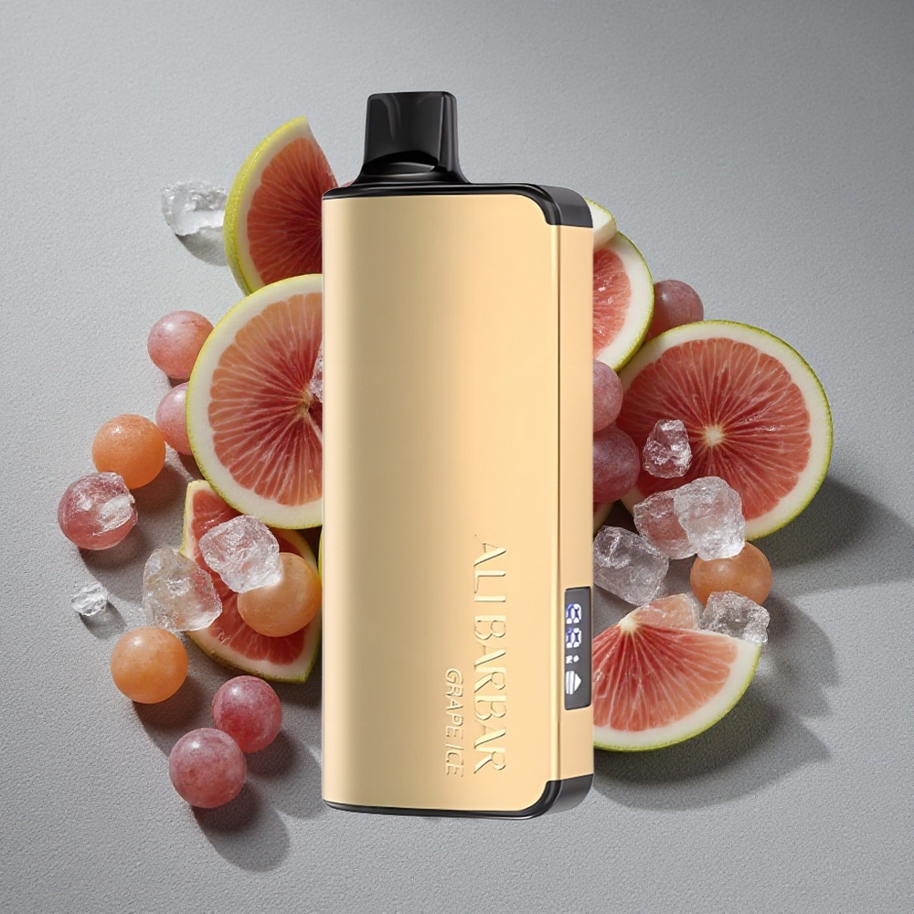 Alibarbar Ingot 9000 Caladas Vape Hielo Uva con 22ml de E-líquido y 2350mah de Batería