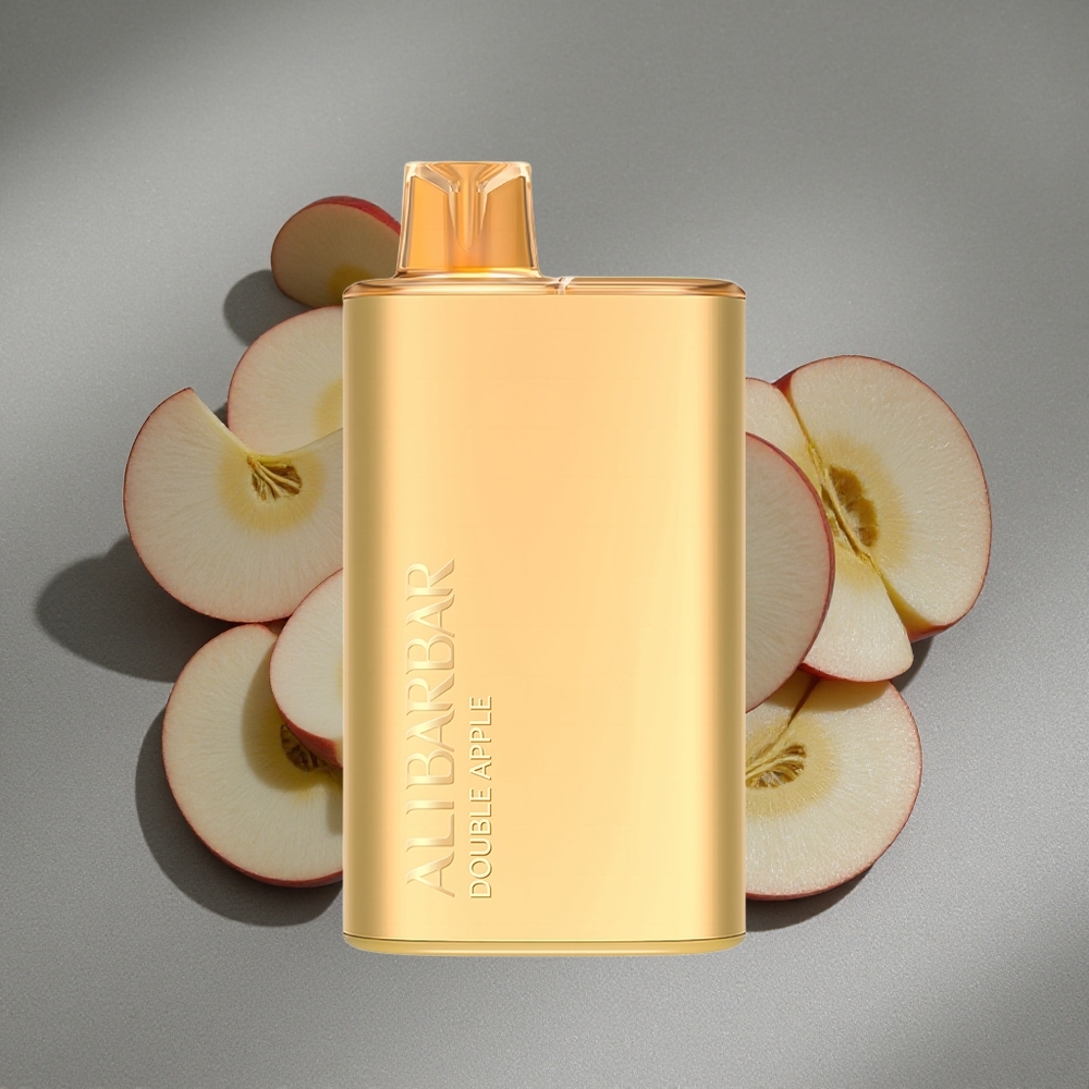 Alibarbar Rich 8000 Caladas Desechable con 20ml de Líquido y Doble Manzana