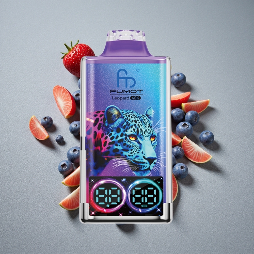 Fumot Leopard 40K Caladas Vape Desechable con Batería de 700mAh y Arándano en Hielo