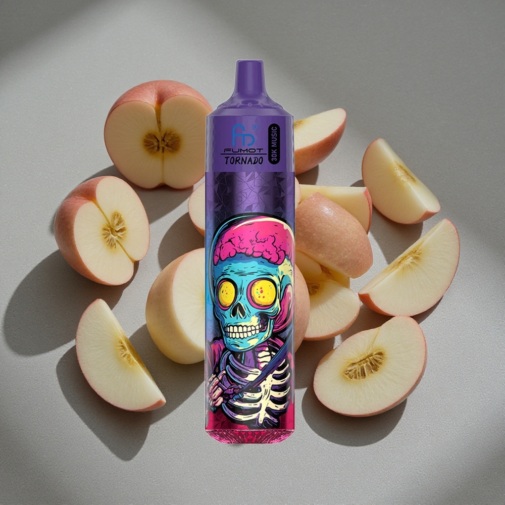 Fumot RandM Tornado 30000 Caladas Triple Manzana con 30mL y 5% de Nicotina