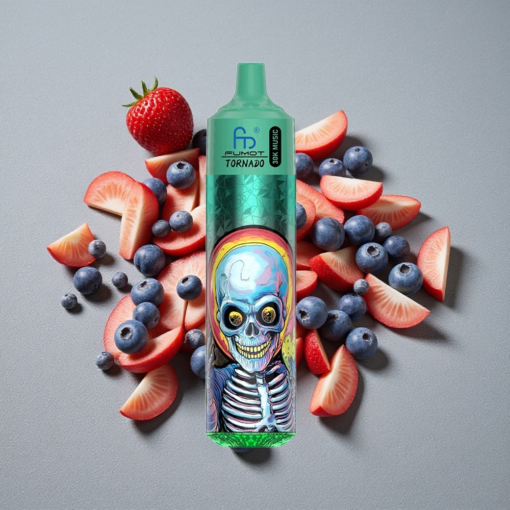 Fumot RandM Tornado 30000 Caladas Vape Desechable Arándano Helado con 30mL y 5% Nicotina