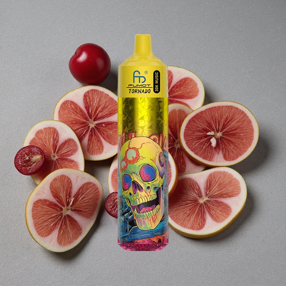 Fumot RandM Tornado 30000 Caladas Vape Desechable Cereza Cola con 30mL y 5% de Nicotina
