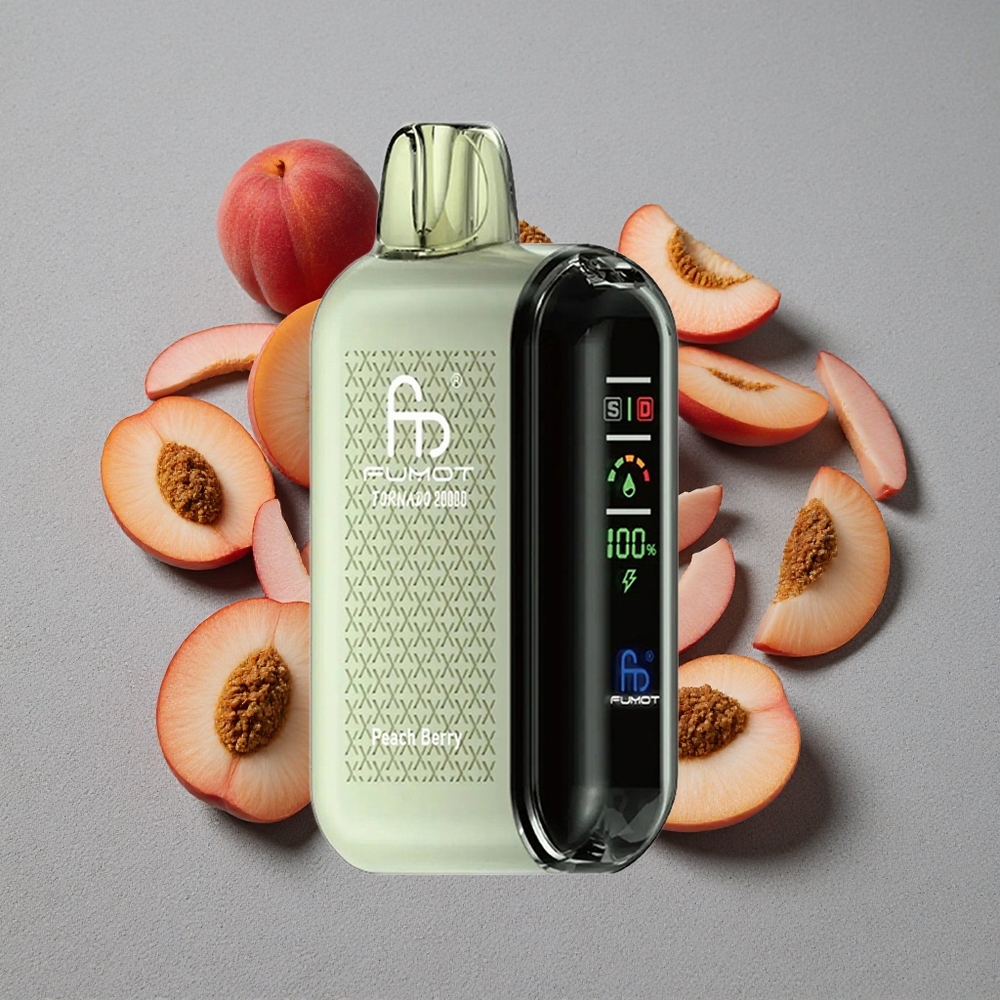 Fumot Tornado 20000 Caladas con 20ml de Líquido y Sabor Durazno Baya