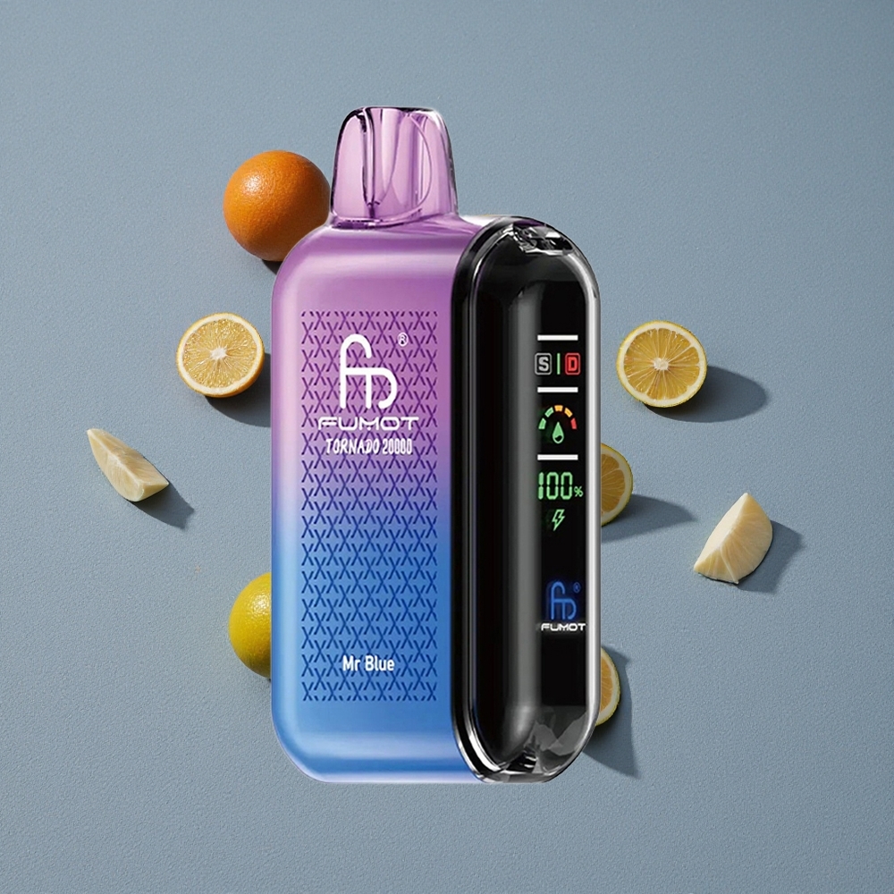 Fumot Tornado 20000 Caladas con Batería Recargable 850mAh Mr Azul