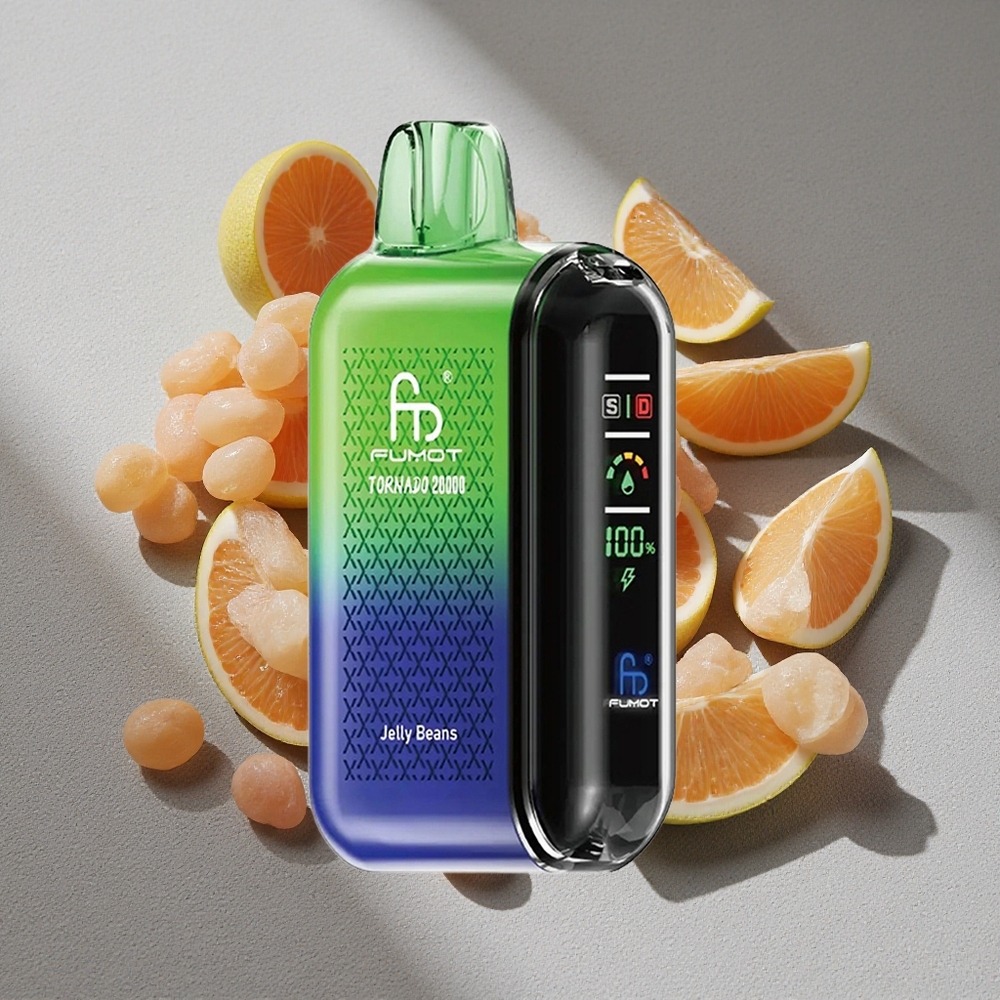 Fumot Tornado 20000 Caladas con Batería Recargable 850mAh y Jelly Beans
