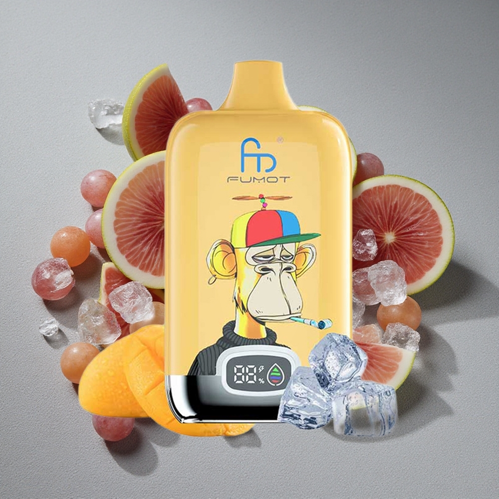Fumot Tornado Caja Digital 12000 Caladas 20ml Uva Helada