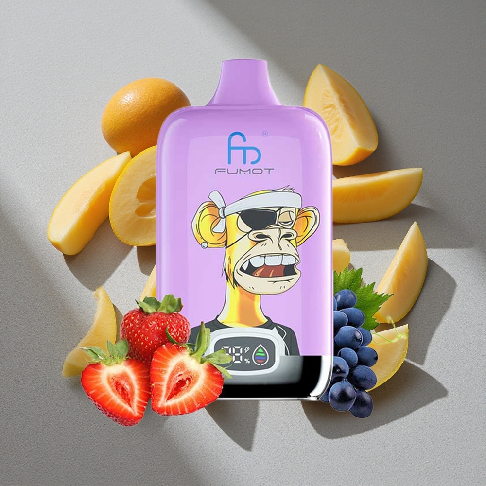 Fumot Tornado Caja Digital 12000 Caladas Mango Helado con Batería Recargable 550mAh