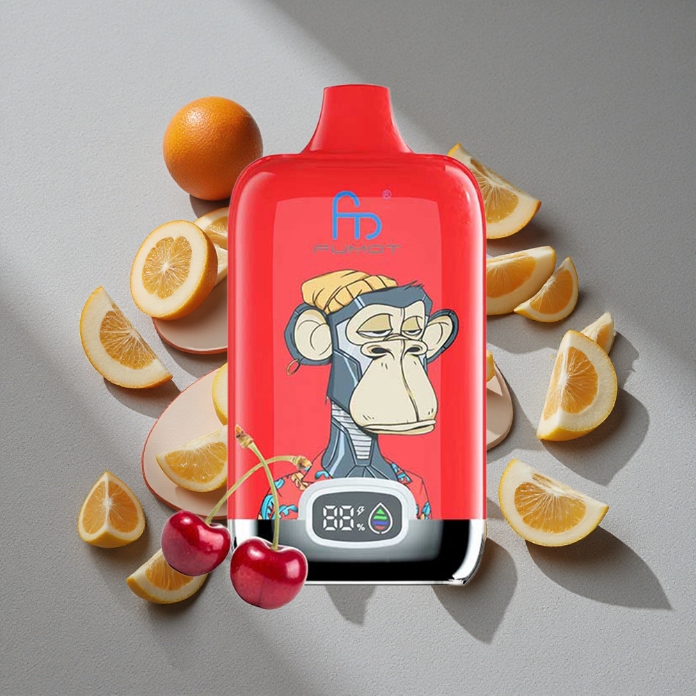 Fumot Tornado Caja Digital 12000 Caladas con Batería Recargable 550mAh Sabor Helado