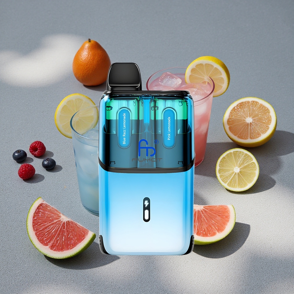 Fumot Ultra T32000 Desechable - 24ml y 32000 Caladas - Blue Razz Limonada y Rosa Limonada