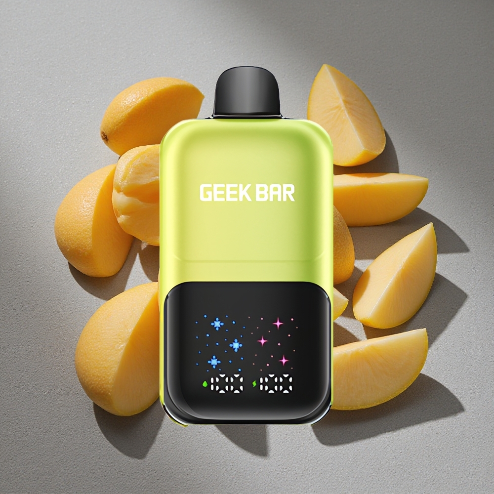 GEEK BAR 2GO 20ml 50000 Caladas Dos Series Vape Desechable Mango Helado México con Pantalla Interactiva y Tanque Dual