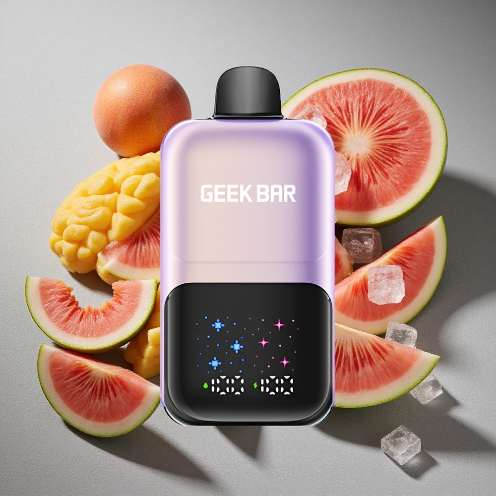 GEEK BAR 2GO 20ml 50000 Caladas Dos Series Vape Desechable Sabor Melocotón Mango Sandía Hielo