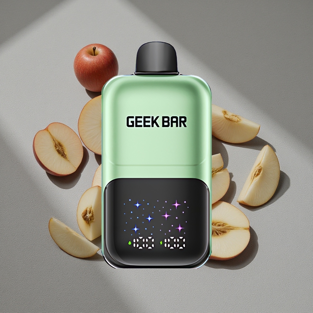 GEEK BAR 2GO 20ml 50000 Caladas Dos Series Vape Desechable con Pantalla Grande Interactiva y Doble Manzana A&B
