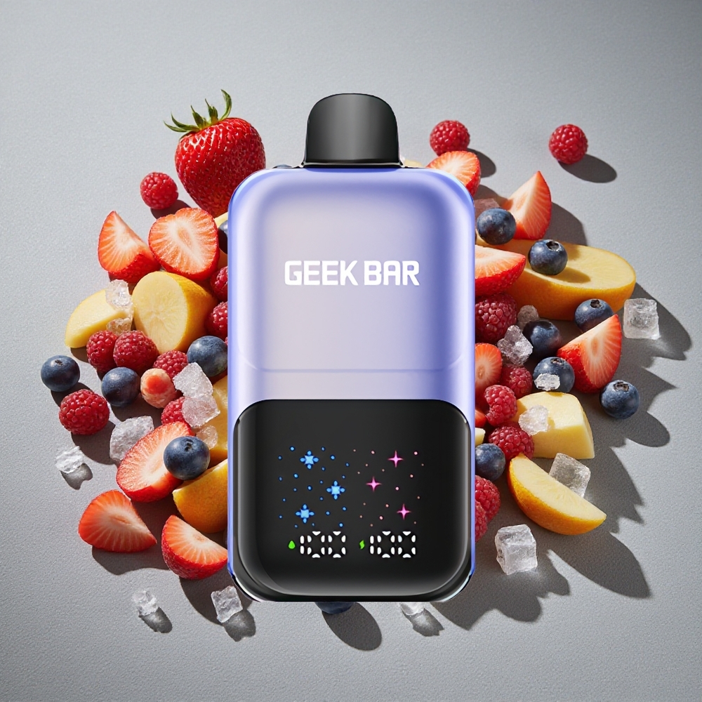 GEEK BAR 2GO 20ml 50000 Caladas Dos Series Vapeador Desechable Frutos del Bosque Helado