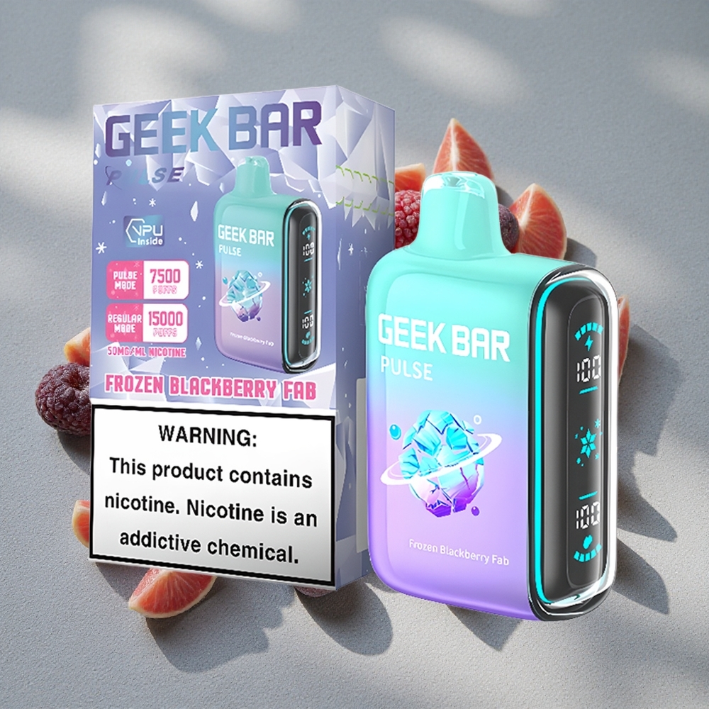 GEEK BAR Pulse 15000 Caladas Edición Congelada con 16ML de E-líquido y 5% de Nicotina