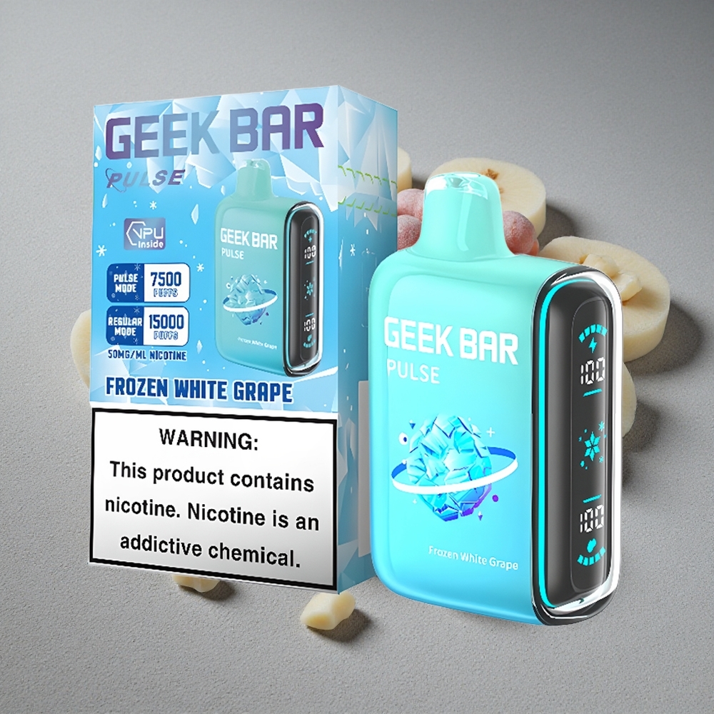 GEEK BAR Pulse 15000 Caladas Edición Congelada con 16ML de E-líquido y 5% de Nicotina