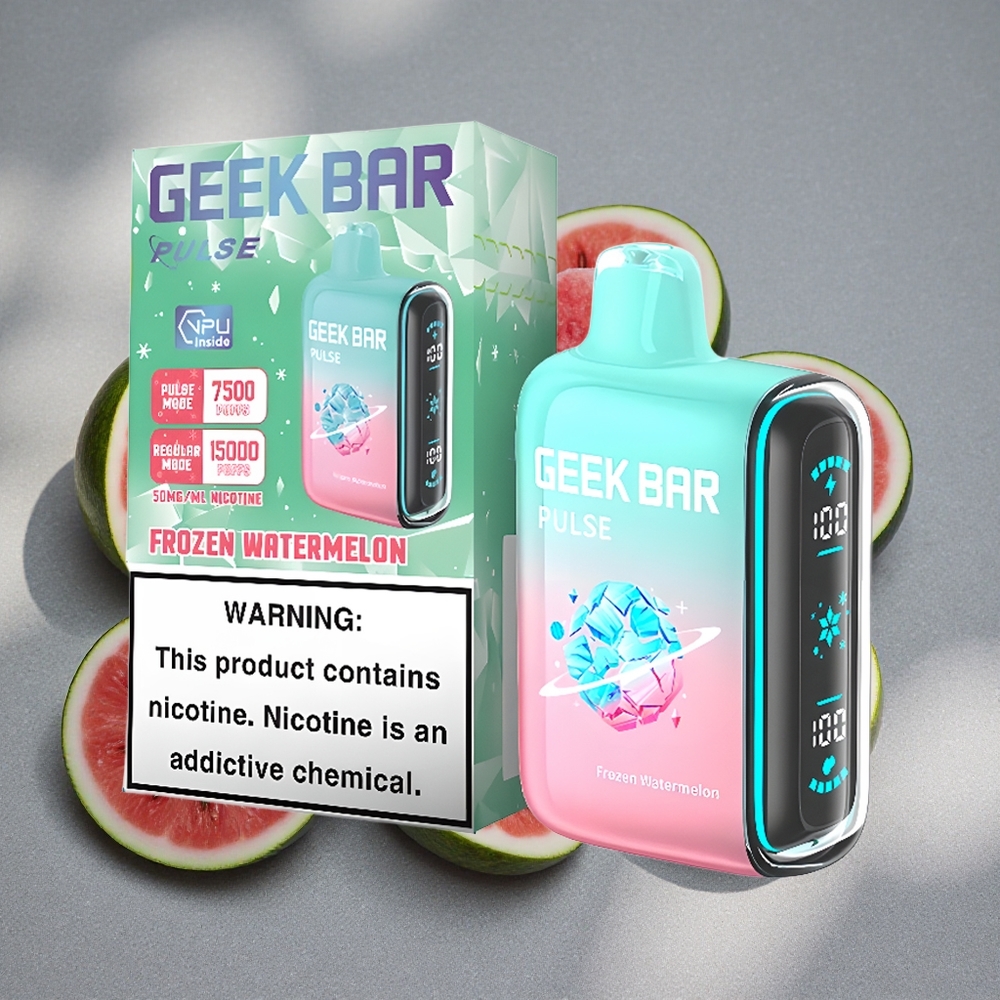 GEEK BAR Pulse 15000 Caladas Edición Congelada con 16ML de E-líquido y 5% de Nicotina